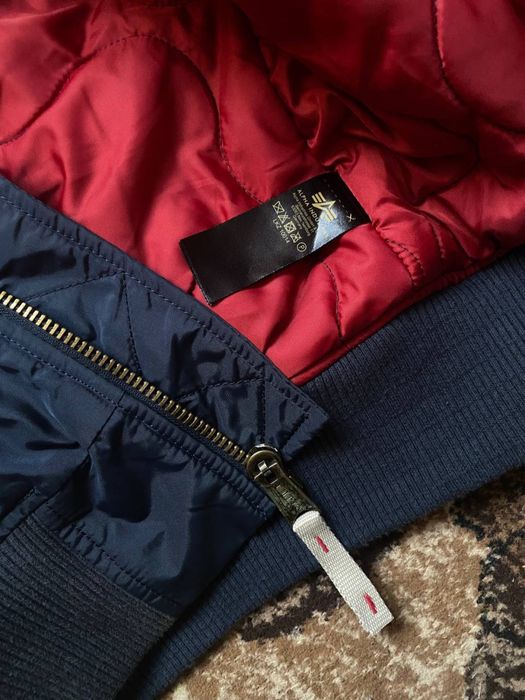 Бомбер Alpha Idustries MA-1 CWU 45 з натуральним хутром Injector III