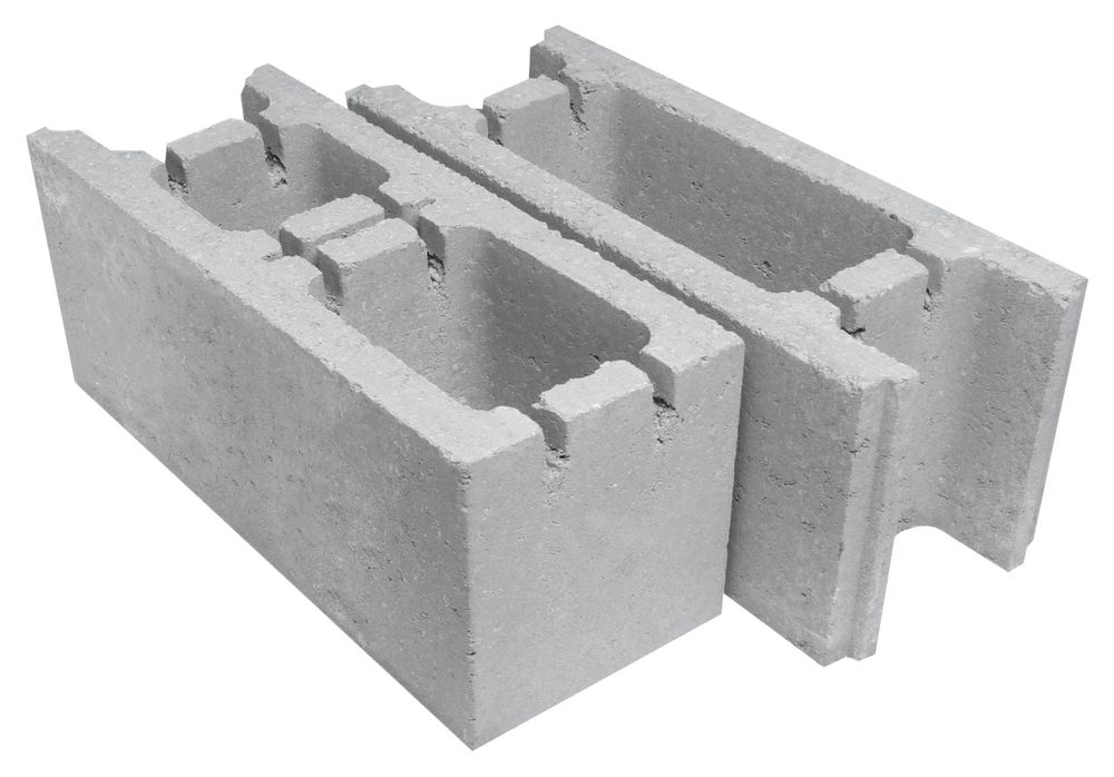 Betonowy pustak szalunkowy / kostka szalunkowa 49x20x20 cm