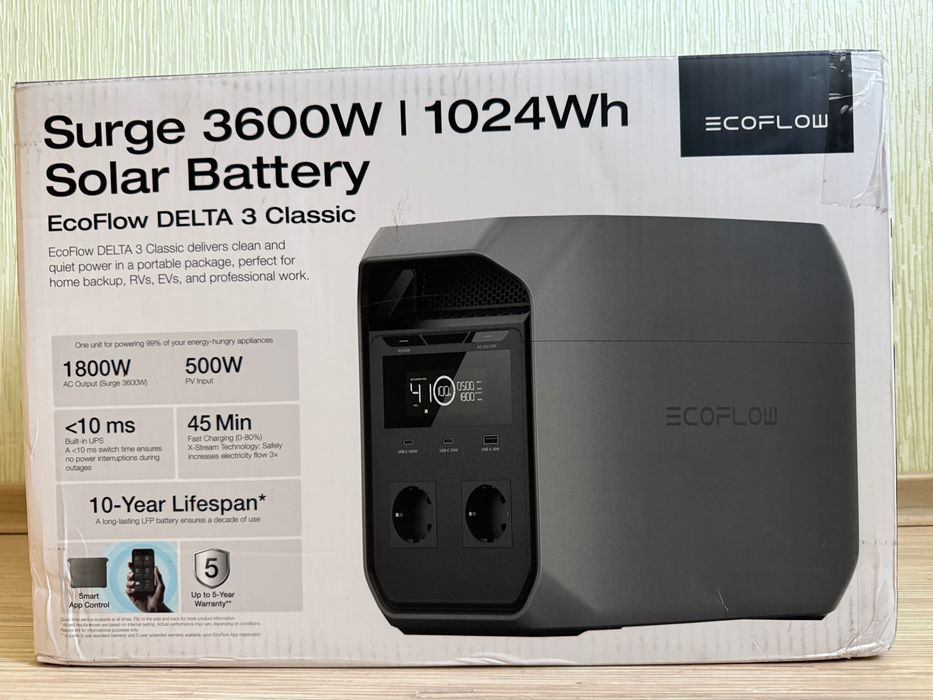 Зарядна станція EcoFlow Delta 3 Classic