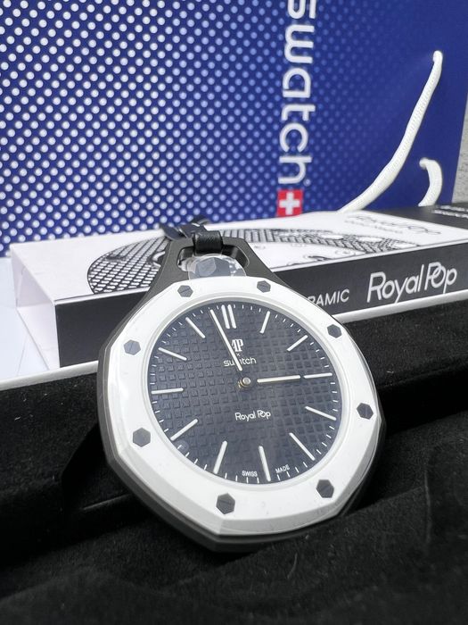 Swatch x AP Audemars Piguet Royal Pop SSX03W101N Czarny - full set, gwarancja, nowy, oryginalny