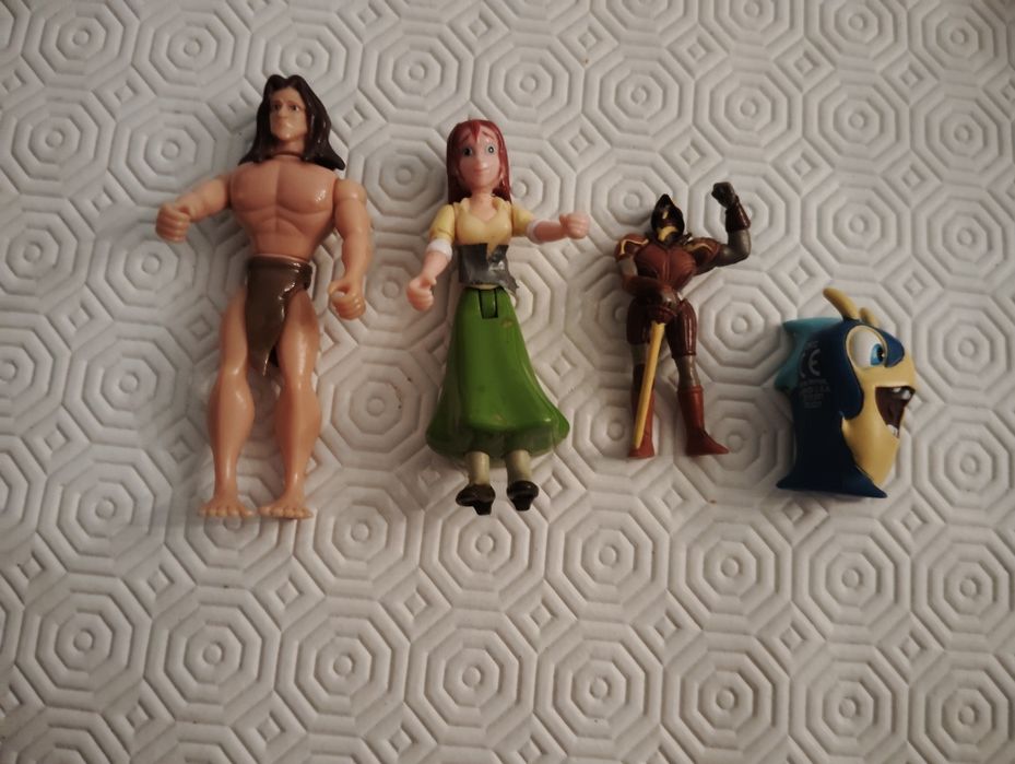 Figuras de Ação Articuladas Miniaturas Usadas