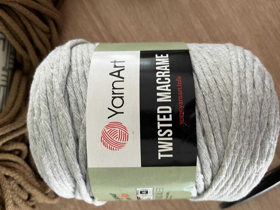 Zestaw do macrame/sznurek/drewniane koraliki