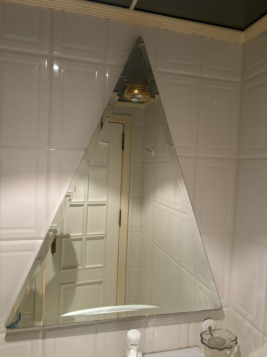 Espelho casa de banho triangular