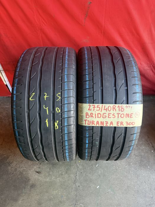 Pneus RFT 275/40/18 Bridgestone semi novos
