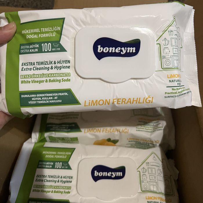 Вологі серветки Boneym (100 шт)