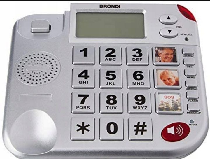 Telefon dla seniora BRONDI SUPER BRAVO PLUS