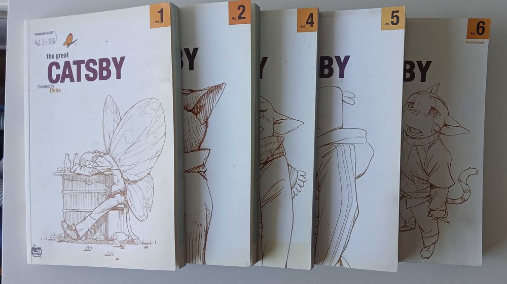 Manhwa - The Great Gatsby (NetComics) - Volumes 1 ao 2 e 4 ao 6 - Lote