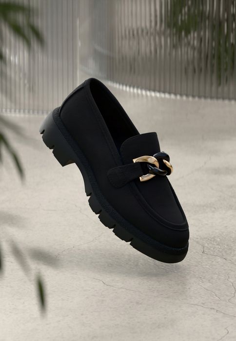 Anna Field 37 Buty Damskie Czarne Loafersy Półbuty Wide Fit T1529