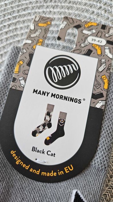 Skarpetki Many Mornings NOWE koty rozm. 39-42 unisex