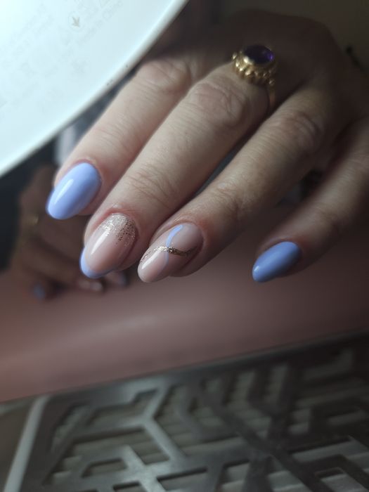 Paznokcie manicure hybryda przedłużanie