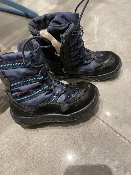 Kozaki zimowe ocieplane buty zamek elefanten 24 deichmann