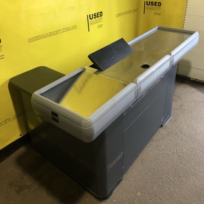 Касовий бокс Modern Expo, місце касира в магазин, як нові 1,8 м графіт