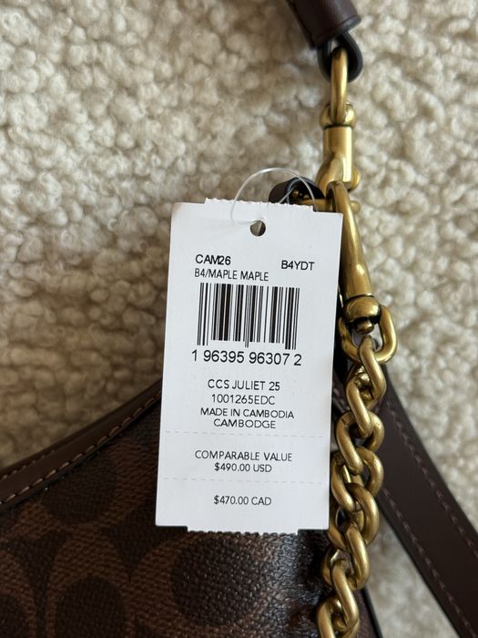 Сумка Coach Juliet Shoulder Bag 25