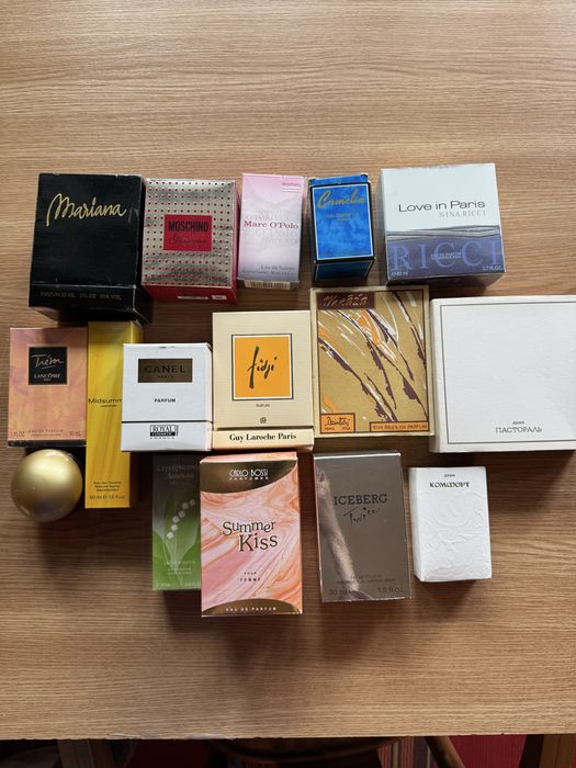 Вінтажні парфуми одним лотом Lancome Guy Laroche Moschino Nina Ricci