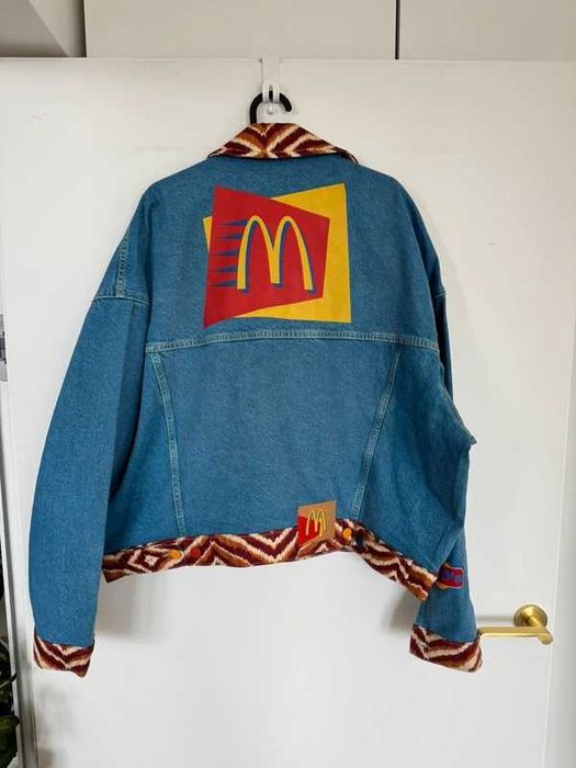 Kurtka jeansowa retro nostalgia McDonald’s L/XL - Ikony lat 2000.