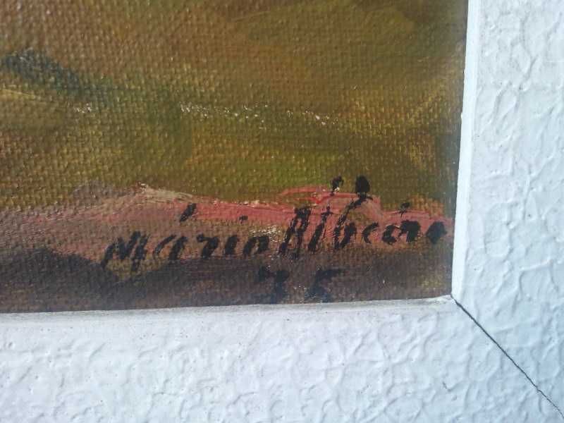 quadros a óleo de pintor reconhecido assinados e datados.