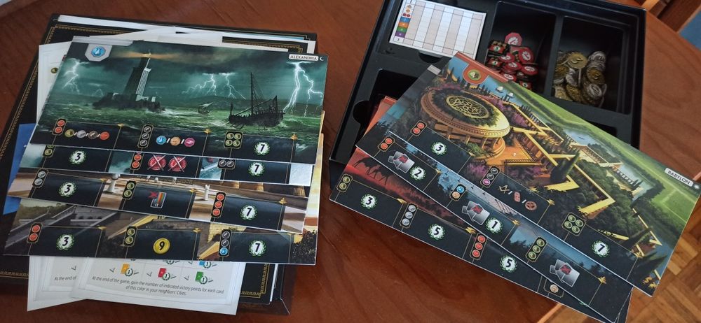 Jogo de tabuleiro 7 Wonders 2a Edição (ING) c/NOVO