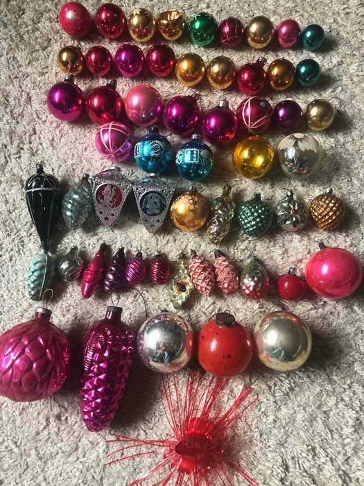 елочные игрушки времен СССР