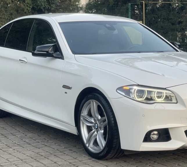 Накладки на зеркала BMW F10 F18 F07 F01 F06 Черный глянец (Комплект)