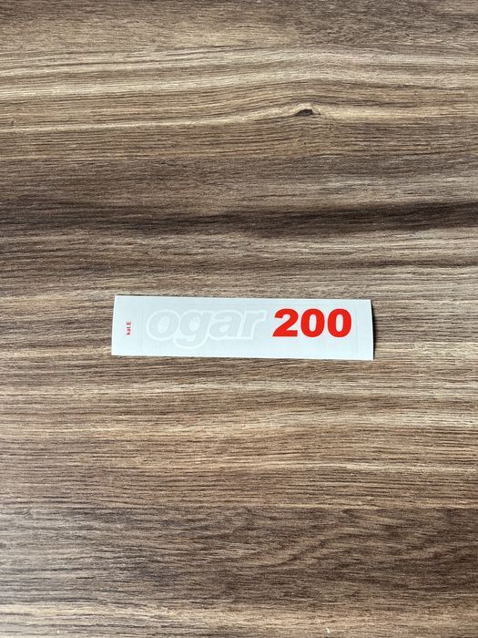 NOWA POLSKA naklejka nakIejki OGAR 200 CZERWONA