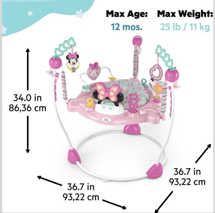 Pula pula Novo com caixa Minnie