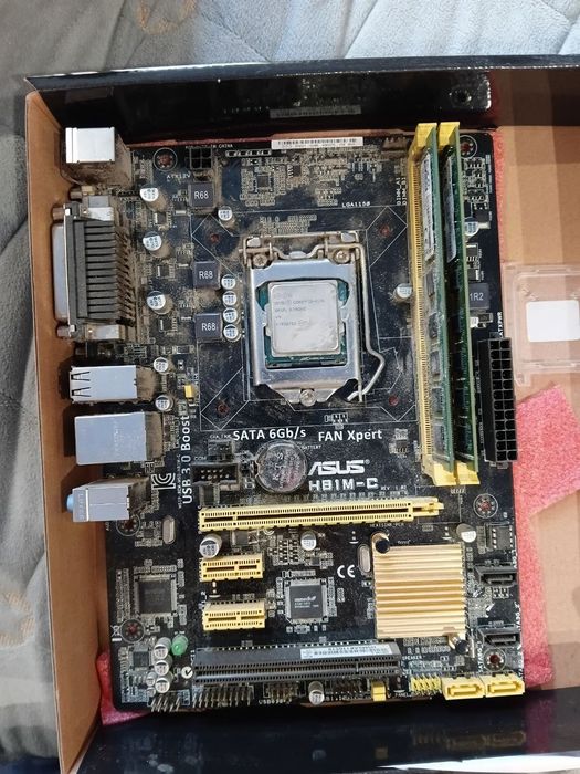 Комплект: Asus H81M-C, i3-4170 (3.70 GHZ), 8gb + 4gb DDR3.