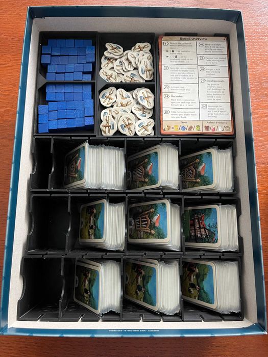 Insert organizer 3D do gry planszowej Hallertau Uwe Rosenberg