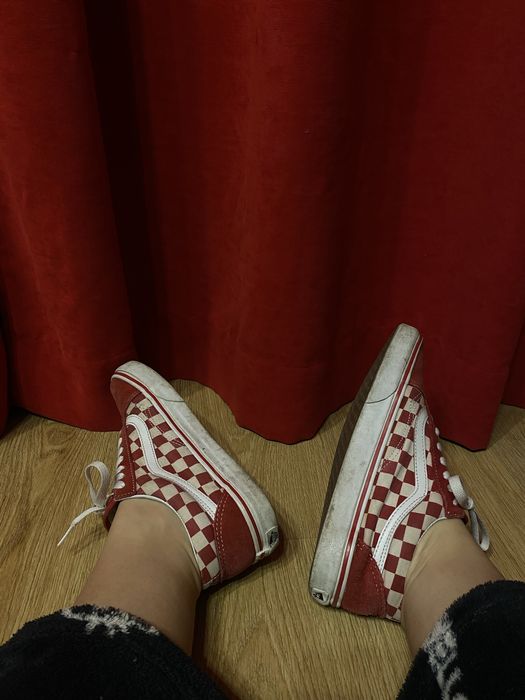 Vans old skool в клетку