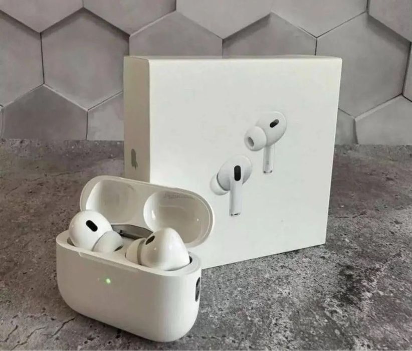 !! НОВІ !! Навушники Apple AirPods Pro 2 Lux з Оригінальним Мікрофоном