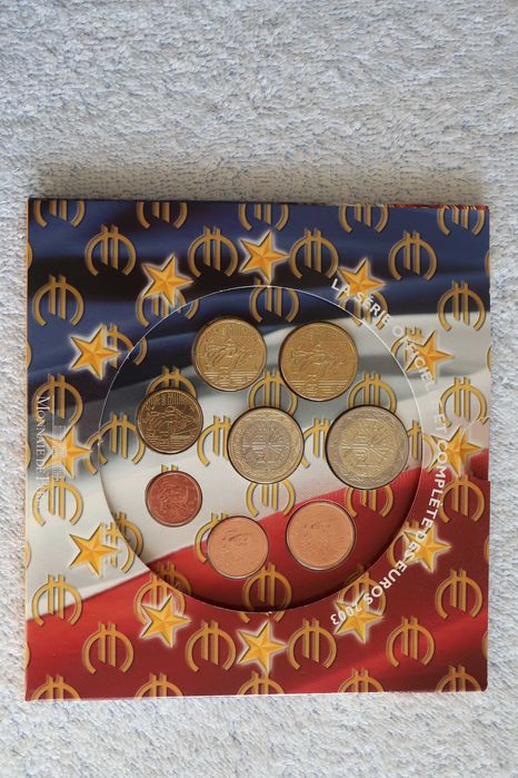 Carteira Moedas EURO Coins - FRANÇA (Vários Anos)