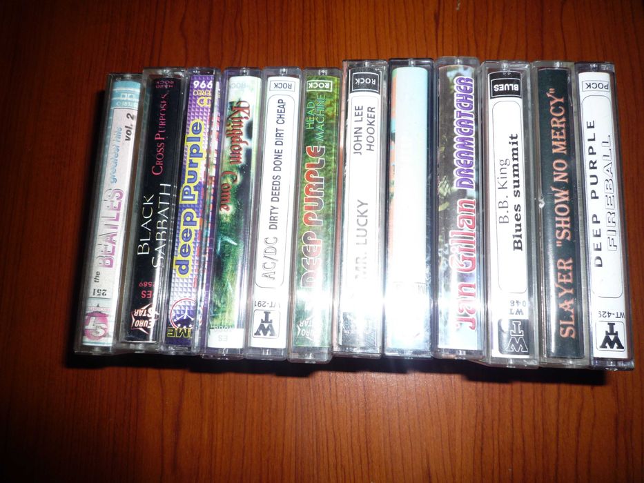 Аудио кассеты-Deep Purple.AC/DC.Uriah Heep и т.д.
