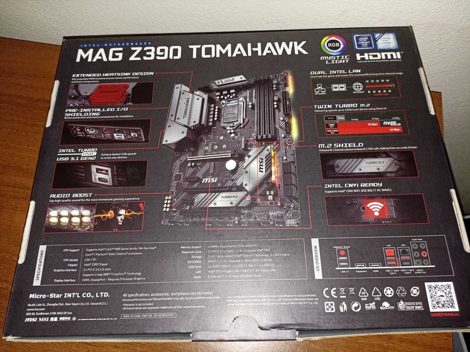 Processador I5 9600k + 16GB RAM + Motherboard Z390