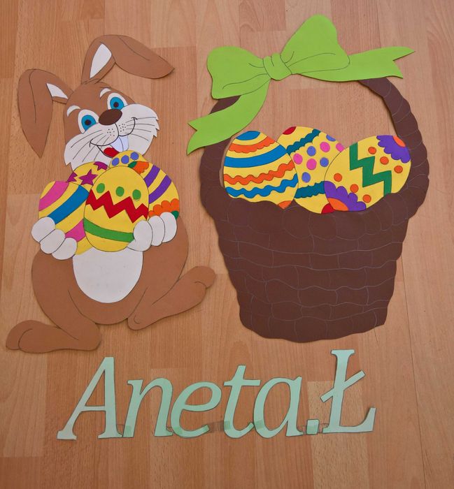 Dekoracje na Wielkanoc z brystolu