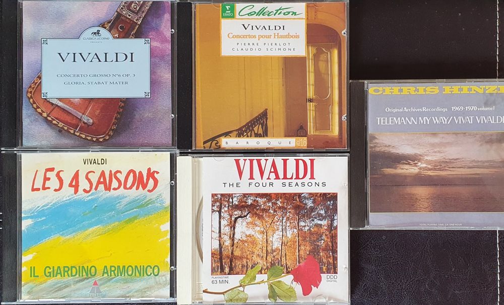 Cds música clássica Beethoven, Mozart, Vivaldi
