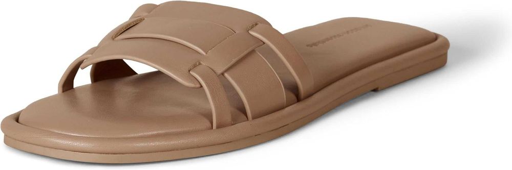 Amazon Essentials Damskie Klapki Brązowe Plecione Memory Foam 43