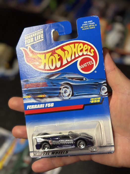Hot Wheels Ferrari F50 unikat z 1998r! Aperta, fiolet metalik 26
