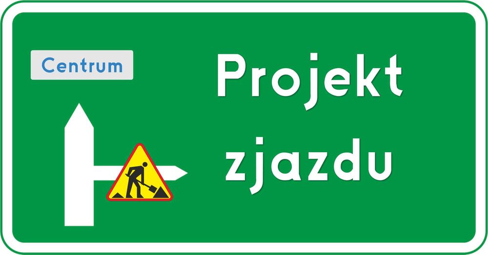 Projekt zjazdu na działkę, organizacja ruchu