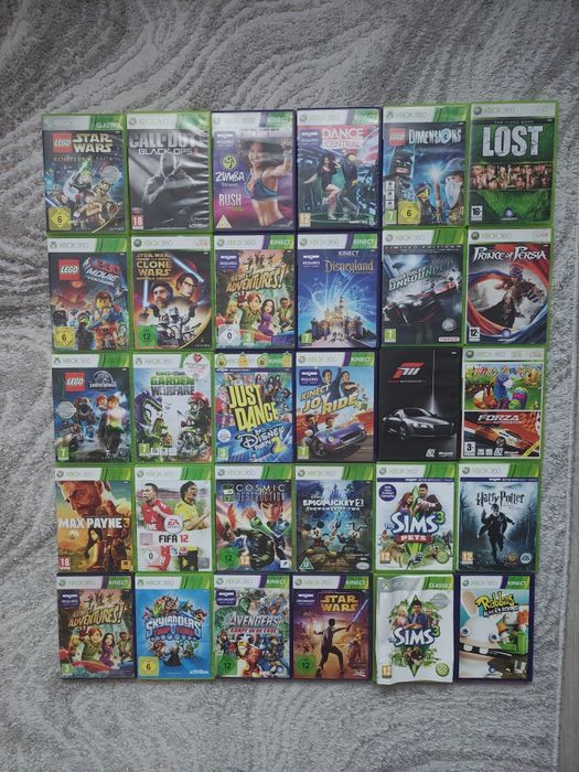 Gry Xbox 360 sprzedam pojedynczo lub calosc