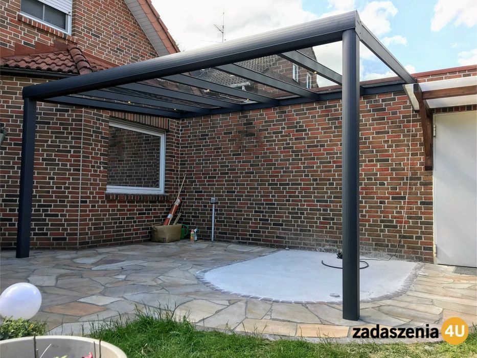 Zadaszenia tarasów aluminiowe ogrody zimowe wiaty aluminiowe pergole aluminiowe szklane systemy przesuwne zabudowy tarasów szkło VSG