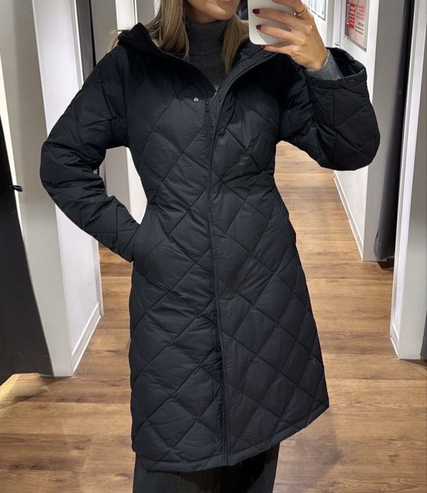 Пальто PUFFERTECH Uniqlo чорний S, М, оливка M, XL
