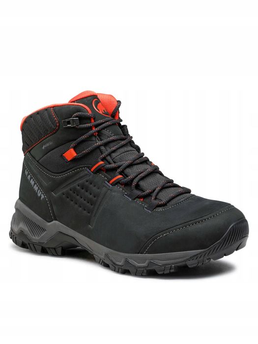 Mammut czarne skórzane trekkingowe buty z ociepleniem 41 1/3 1j0a