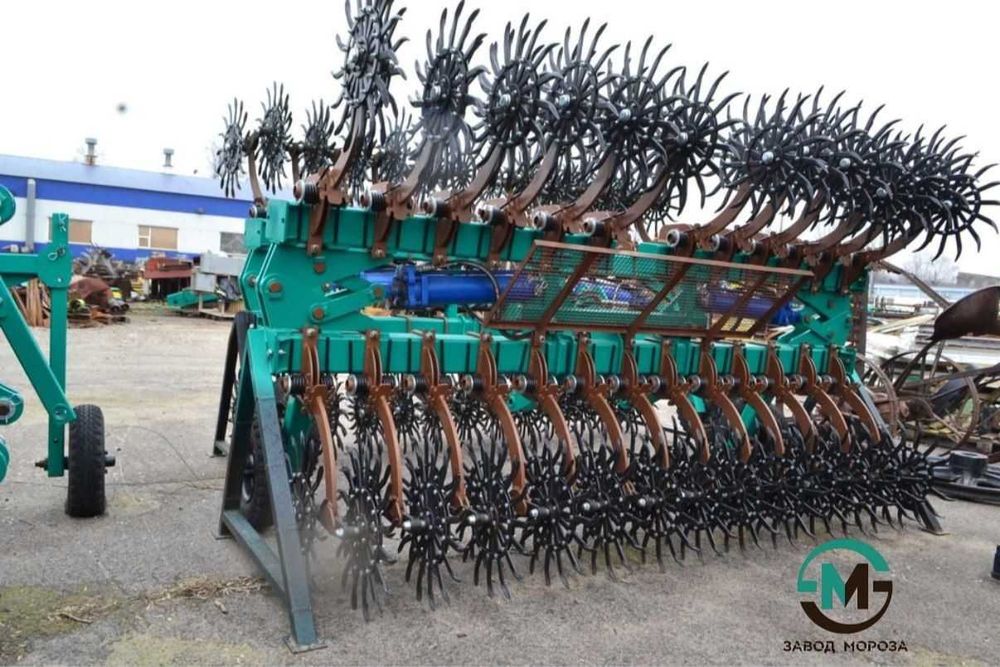 Мотика гідравлічна, мотика PRO, ротаційна борона 6 м, борона ротаційна