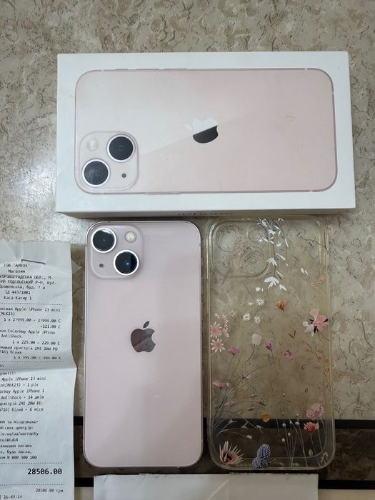 iphone 13 128gb pink - купити мобільні телефони та смартфони