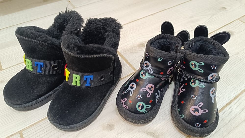 Дитячі зимові чобітки для дівчинки 21 розмір