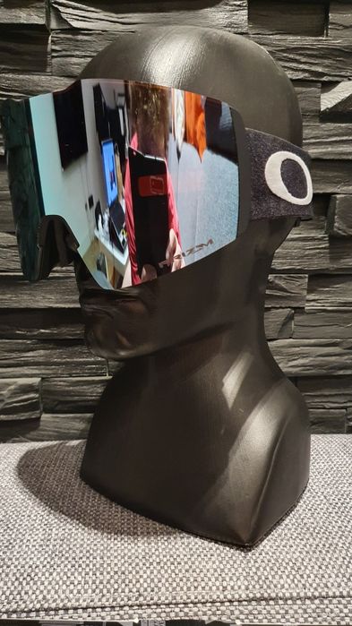 Nowe gogle Oakley Fall Line L XL Matte Black PRIZM Sapphire Iridium