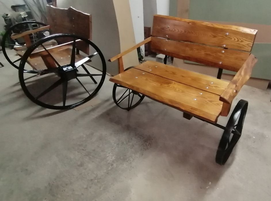 2 bancos de jardim novos