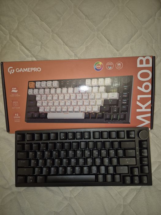 Клавиатура игровая GAMEPRO MK160B +подарок( мышка HATOR PULSAR2)