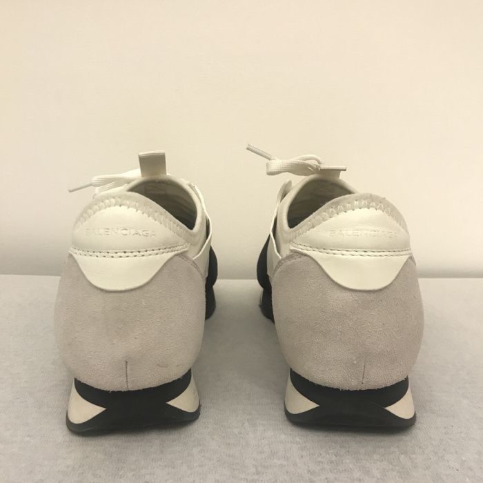 Sapatilhas Ténis Balenciaga Race Runners n 37 brancas ORIGINAIS