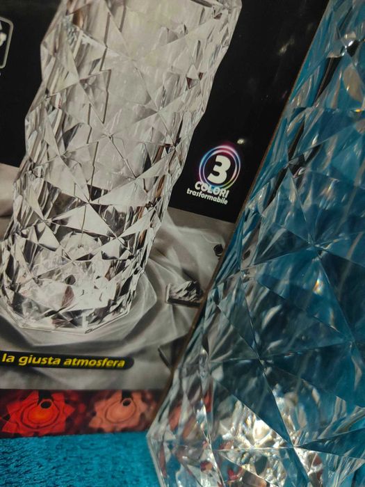 Candeeiro Led Touch Cristal Diamond!