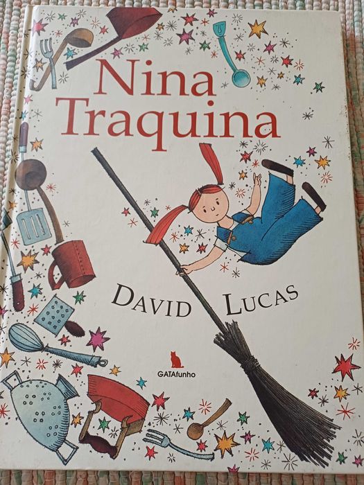 Livro  Nina Traquina de David Lucas